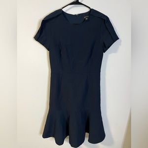 Navy Banana Republic‎ Short Sleeved Formal Dress | Size 4